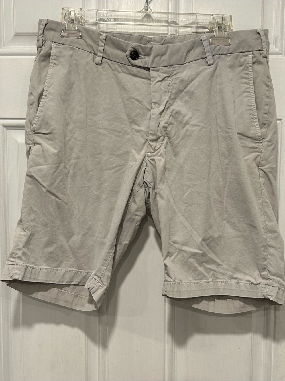 Peter Millar Crown Crafted Concorde Shorts 32 Stone Gray Garment Dyed MS23XB75